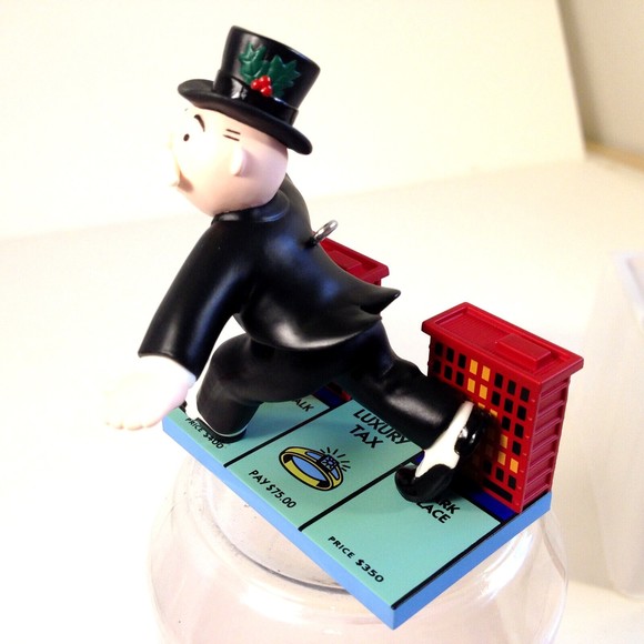 Vintage Mr. Monopoly Keepsake Christmas Ornament 2000 Hallmark Collectable - Picture 6 of 12